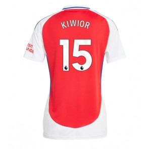 Arsenal Jakub Kiwior #15 Hemmatröja Kvinnor 2024-25 Kortärmad